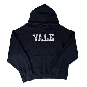 IvySport Clothing YALE Hooded Sweatshirt Navy Blue Ivy League University Mens XL
